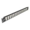 DELOCK Keystone patch panel 66758, 19"/1U, 16x ports, μαύρο | eLabstore.gr DELOCK Keystone patch panel 66758, 19"/1U, 16x ports, μαύρο | Εξοπλισμός IT | elabstore.gr