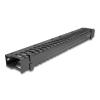 DELOCK cable management 67022 για rack 19"/1U, 3 ανοίγματα, μαύρο | Εξοπλισμός IT | elabstore.gr