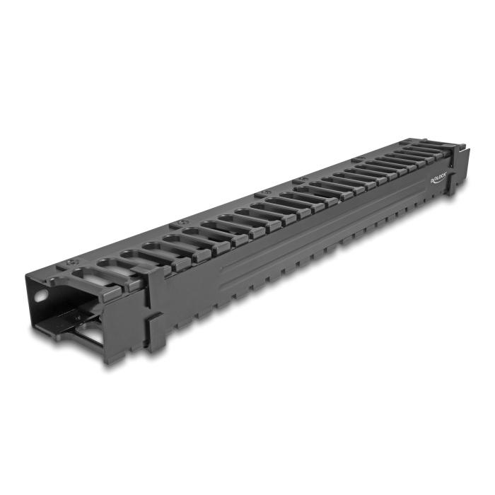 DELOCK cable management 67022 για rack 19"/1U, 3 ανοίγματα, μαύρο | eLabstore.gr DELOCK cable management 67022 για rack 19"/1U, 3 ανοίγματα, μαύρο | Εξοπλισμός IT | elabstore.gr