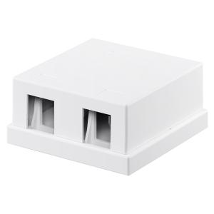 GOOBAY Keystone κυτίο 79366 για 2 θύρες δικτύου, 61.42mm, λευκό | Εξοπλισμός IT | elabstore.gr