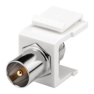 GOOBAY Keystone module SAT/Antenna 79955, λευκό | Εξοπλισμός IT | elabstore.gr