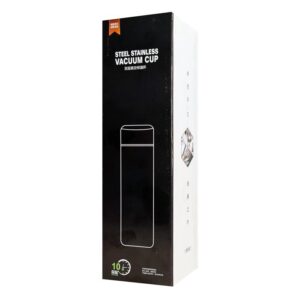 TRONSMART θερμός 862538, ανοξείδωτος, Φ6.5x22.5cm, μαύρος | Διαφημιστικό Υλικό | elabstore.gr