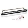 GOOBAY Keystone patch panel 95336 με 24 modules, 19"/1U, 24 ports, μαύρo | eLabstore.gr GOOBAY Keystone patch panel 95336 με 24 modules, 19"/1U, 24 ports, μαύρo | Εξοπλισμός IT | elabstore.gr