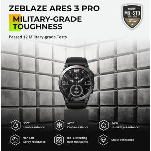 ZEBLAZE smartwatch Ares 3 Pro, heart rate, 1.43" AMOLED, IP68, μαύρο | Mobile Συσκευές | elabstore.gr