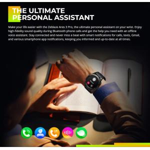 ZEBLAZE smartwatch Ares 3 Pro, heart rate, 1.43" AMOLED, IP68, μαύρο | Mobile Συσκευές | elabstore.gr