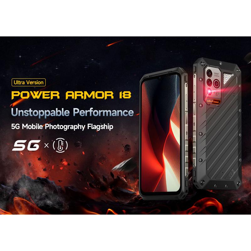 ULEFONE smartphone Power Armor 18 Ultra, 5G, 6.58", 12/512GB, μαύρο | eLabstore.gr ULEFONE smartphone Power Armor 18 Ultra, 5G, 6.58", 12/512GB, μαύρο | Mobile Συσκευές | elabstore.gr