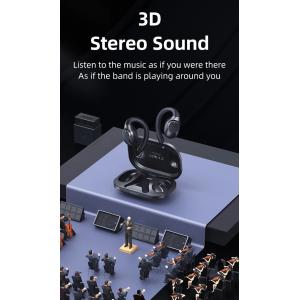 USAMS earphones με θήκη φόρτισης EM20, Open Wearable Stereo, μαύρα | Αξεσουάρ κινητών | elabstore.gr