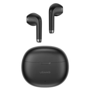 USAMS earphones με θήκη φόρτισης US-YO17, True Wireless, μαύρα | Αξεσουάρ κινητών | elabstore.gr