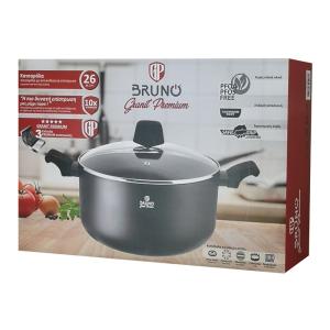 BRUNO κατσαρόλα Granit Premium BRN-0122 με αντικολλητική επίστρωση, 26cm | eLabstore.gr