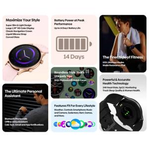 ZEBLAZE smartwatch Btalk 2 Lite, heart rate, 1.39" IPS, IP68, μαύρο | Mobile Συσκευές | elabstore.gr