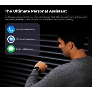 ZEBLAZE smartwatch Btalk 2 Lite, heart rate, 1.39" IPS, IP68, μαύρο | Mobile Συσκευές | elabstore.gr