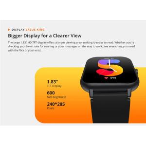 ZEBLAZE smartwatch Btalk Lite, heart rate, 1.83" TFT, IP68, μαύρο | Mobile Συσκευές | elabstore.gr