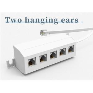 POWERTECH RJ11 splitter CAB-T029, 1 σε 5 RJ11, λευκό | Καλώδια - Αντάπτορες | elabstore.gr