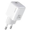 USAMS φορτιστής τοίχου US-CC183, USB-C θύρα εξόδου, 20W PD, λευκός | Αξεσουάρ κινητών | elabstore.gr