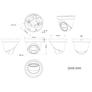 LONGSE υβριδική κάμερα CMSDTHC200FPEW, 2.8mm, 1/3" CMOS, 5MP, IP65 | Κάμερες Ασφαλείας | elabstore.gr