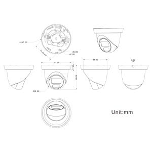 LONGSE υβριδική κάμερα CMSDTHC500FKEW, 2.8mm, 8MP, IP65, LED έως 25m | Κάμερες Ασφαλείας | elabstore.gr