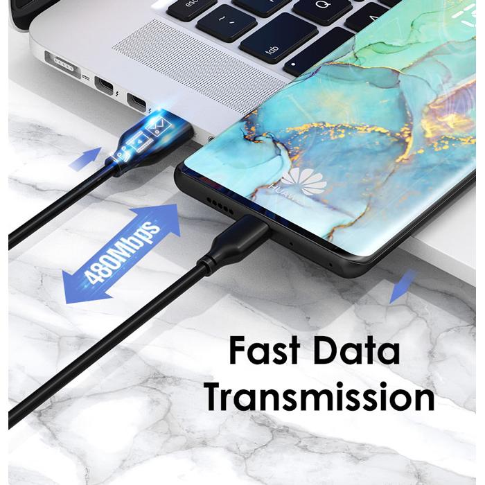 CABLETIME καλώδιο micro USB σε USB CT-05G, 12W, 480Mbps, 2m, μαύρο | eLabstore.gr CABLETIME καλώδιο micro USB σε USB CT-05G, 12W, 480Mbps, 2m, μαύρο | Καλώδια - Αντάπτορες | elabstore.gr