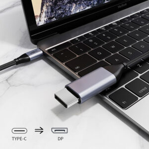 CABLETIME καλώδιο USB-C σε DisplayPort CT-CMDP2, 4K/30Hz, 1.2m, μαύρο | Καλώδια - Αντάπτορες | elabstore.gr