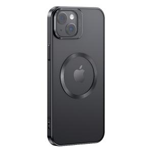 USAMS θήκη Geying US-BH854 για iPhone 15, διάφανη/μαύρη | Αξεσουάρ κινητών | elabstore.gr