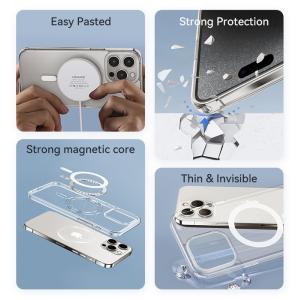 USAMS θήκη Ice Magnet US-BH848 για iPhone 15 Plus, διάφανη | Αξεσουάρ κινητών | elabstore.gr