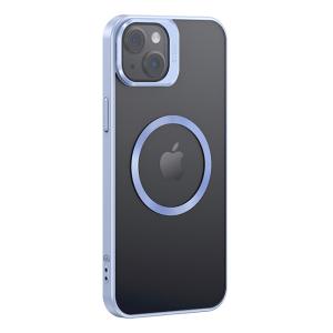 USAMS θήκη Geying US-BH856 για iPhone 15 Plus, διάφανη/μπλε | Αξεσουάρ κινητών | elabstore.gr