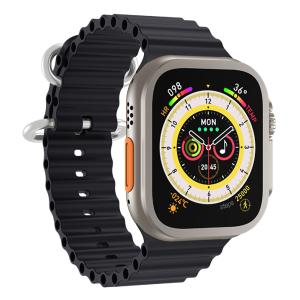 ΙΝΤΙΜΕ smartwatch 8 Ultra, 1.91", IP67, heart rate, ηχείο & mic, μαύρο | Mobile Συσκευές | elabstore.gr