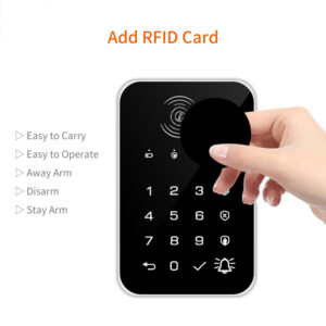 Ασύρματο πληκτρολόγιο συναγερμού K010, αφής, RFID | eLabstore.gr Ασύρματο πληκτρολόγιο συναγερμού K010, αφής, RFID | Συναγερμοί | elabstore.gr