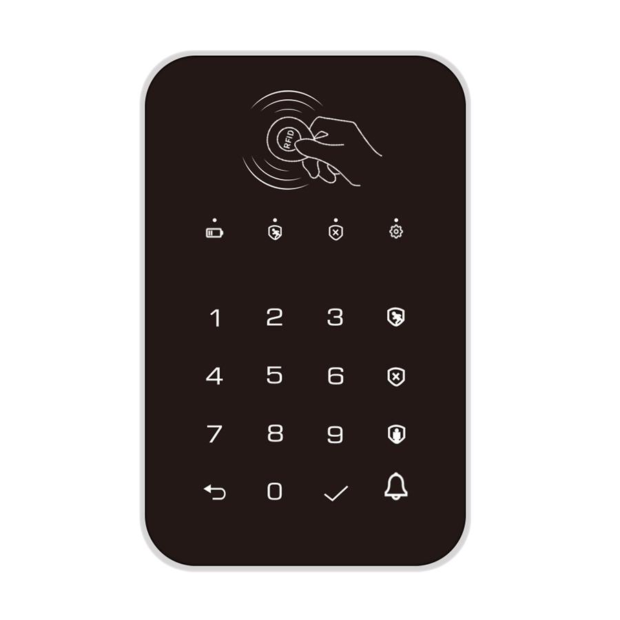 Ασύρματο πληκτρολόγιο συναγερμού K010, αφής, RFID | eLabstore.gr Ασύρματο πληκτρολόγιο συναγερμού K010, αφής, RFID | Συναγερμοί | elabstore.gr