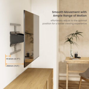 BRATECK επιτοίχια βάση LPA79-464 για τηλεόραση 43-90", full motion, 50kg | Εικόνα & Ήχος | elabstore.gr