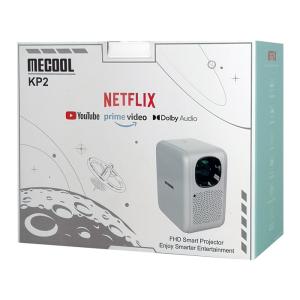 MECOOL smart βιντεοπροβολέας KP2, 1080p FHD, 600 ANSI, Wi-Fi, λευκός | Εικόνα & Ήχος | elabstore.gr