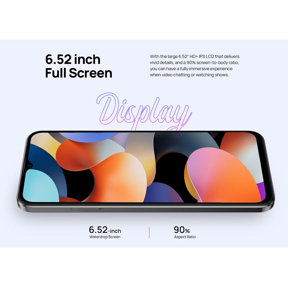 ULEFONE smartphone Note 16 Pro, 6.52", 8/512GB, octa-core, 50MP, μαύρο | eLabstore.gr ULEFONE smartphone Note 16 Pro, 6.52", 8/512GB, octa-core, 50MP, μαύρο | Mobile Συσκευές | elabstore.gr