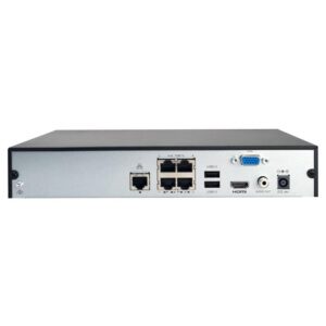 UNIARCH NVR καταγραφικό NVR-104E2-P4, H.265/H.264, 8MP, 4 κανάλια PoE | Κάμερες Ασφαλείας | elabstore.gr