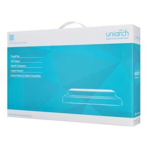 UNIARCH NVR καταγραφικό NVR-104E2-P4, H.265/H.264, 8MP, 4 κανάλια PoE | Κάμερες Ασφαλείας | elabstore.gr