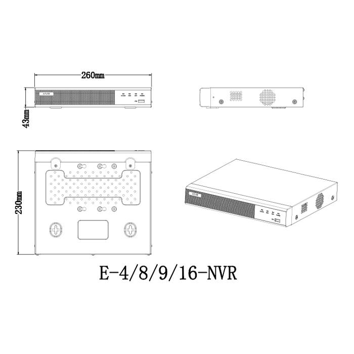LONGSE NVR καταγραφικό NVR3009E1, 4K, H.265/H.264, 9 κανάλια | eLabstore.gr LONGSE NVR καταγραφικό NVR3009E1, 4K, H.265/H.264, 9 κανάλια | Κάμερες Ασφαλείας | elabstore.gr