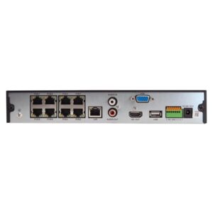 LONGSE NVR καταγραφικό NVR3016D1P8, 4K, H.265/H.264, 8 PoE κανάλια | Κάμερες Ασφαλείας | elabstore.gr