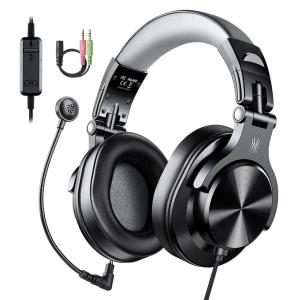 ONEΟDIO gaming headset Fusion A71D, 3.5mm σύνδεση, Hi-Res, 40mm, μαύρο | Συνοδευτικά PC | elabstore.gr