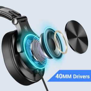 ONEΟDIO gaming headset Fusion A71D, 3.5mm σύνδεση, Hi-Res, 40mm, μαύρο | Συνοδευτικά PC | elabstore.gr
