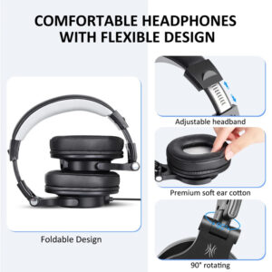 ONEΟDIO gaming headset Fusion A71D, 3.5mm σύνδεση, Hi-Res, 40mm, μαύρο | eLabstore.gr