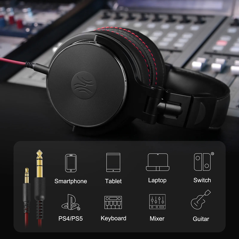 ONEΟDIO headset Studio Pro 60, 6.35mm & 3.5mm σύνδεση, Hi-Fi 50mm, μαύρο | eLabstore.gr ONEΟDIO headset Studio Pro 60, 6.35mm & 3.5mm σύνδεση, Hi-Fi 50mm, μαύρο | Συνοδευτικά PC | elabstore.gr