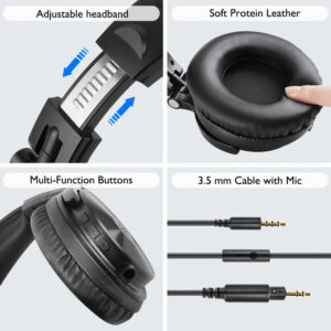 ONEΟDIO headset Studio Pro C, ενσύρματα & ασύρματα, Hi-Res, 50mm, μαύρο | Αξεσουάρ κινητών | elabstore.gr