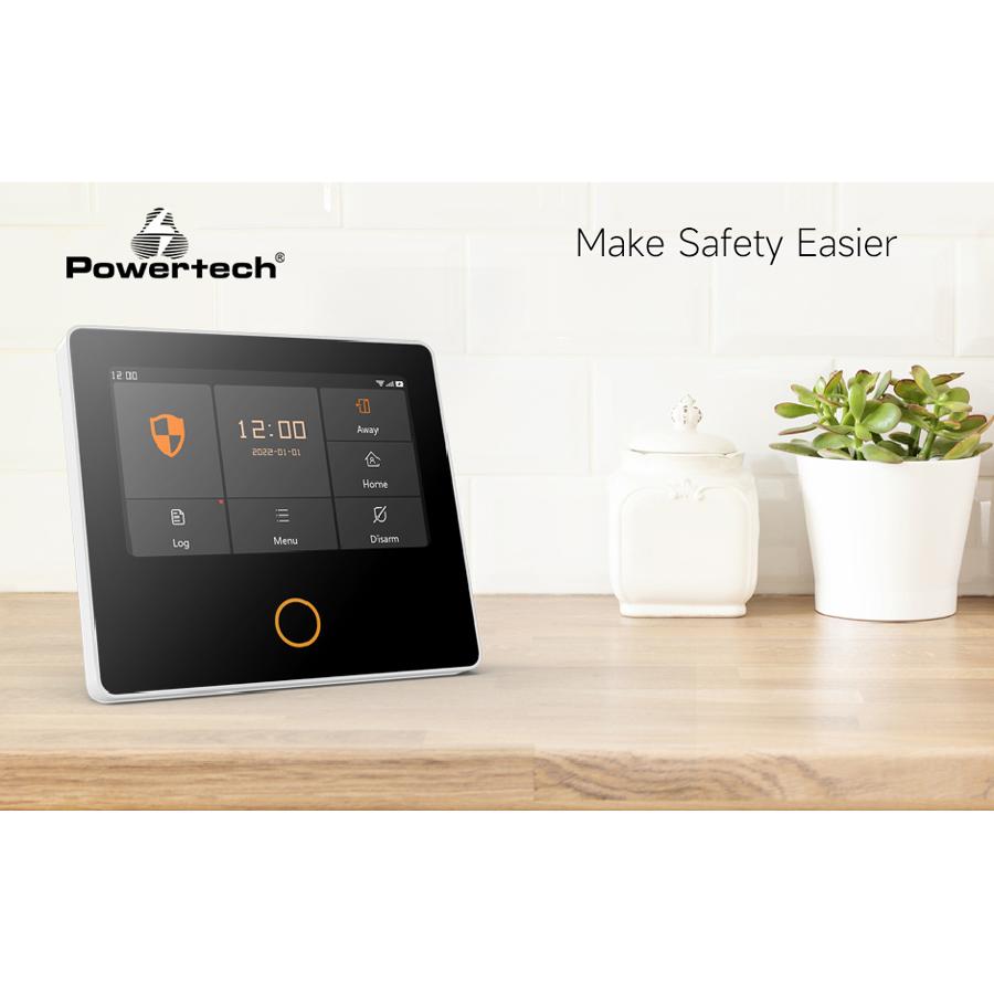 POWERTECH ασύρματο σύστημα συναγερμού PT-1125, αφής, Wi-Fi, 2G, TUYA | eLabstore.gr POWERTECH ασύρματο σύστημα συναγερμού PT-1125, αφής, Wi-Fi, 2G, TUYA | Συναγερμοί | elabstore.gr