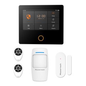 POWERTECH ασύρματο σύστημα συναγερμού PT-1125, αφής, Wi-Fi, 2G, TUYA | Συναγερμοί | elabstore.gr