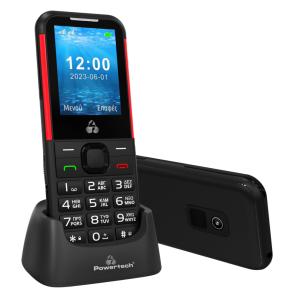 POWERTECH κινητό τηλέφωνο Sentry 4G PTM-33, SOS Call, με φακό, μαύρο | Mobile Συσκευές | elabstore.gr