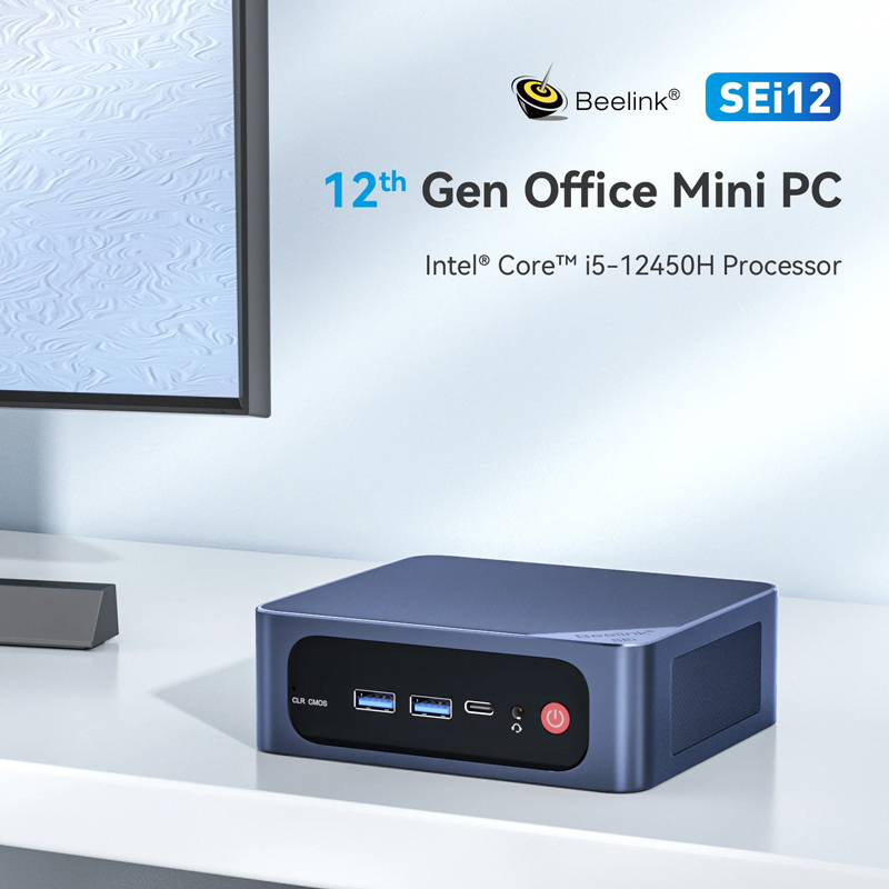 BEELINK mini PC SEi12, i5-12450H, 16GB, 500GB SSD, Windows 11 Pro | eLabstore.gr BEELINK mini PC SEi12, i5-12450H, 16GB, 500GB SSD, Windows 11 Pro | PC & Αναβάθμιση | elabstore.gr