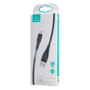 USAMS καλώδιο Lightning σε USB US-SJ391, 2A, 1m, μαύρο | eLabstore.gr USAMS καλώδιο Lightning σε USB US-SJ391, 2A, 1m, μαύρο | Καλώδια - Αντάπτορες | elabstore.gr