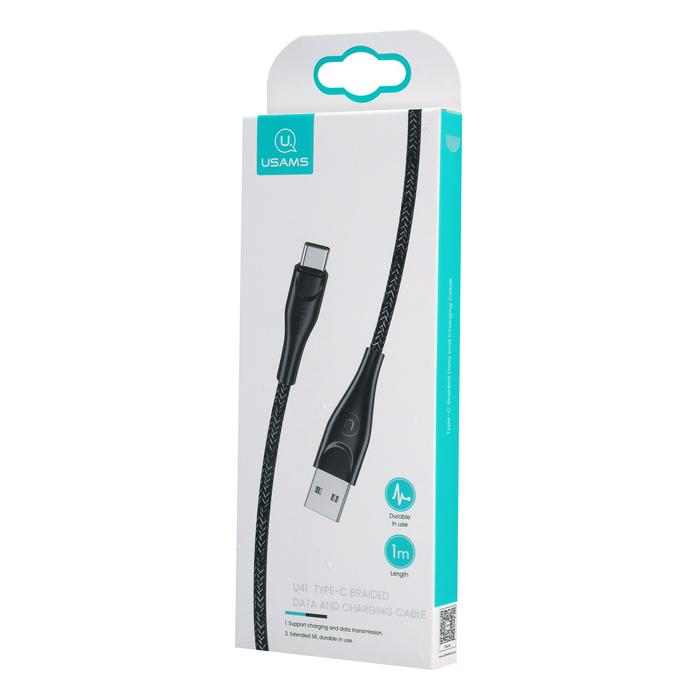 USAMS καλώδιο USB-C σε USB US-SJ392, 2A, 1m, μαύρο | eLabstore.gr USAMS καλώδιο USB-C σε USB US-SJ392, 2A, 1m, μαύρο | Καλώδια - Αντάπτορες | elabstore.gr