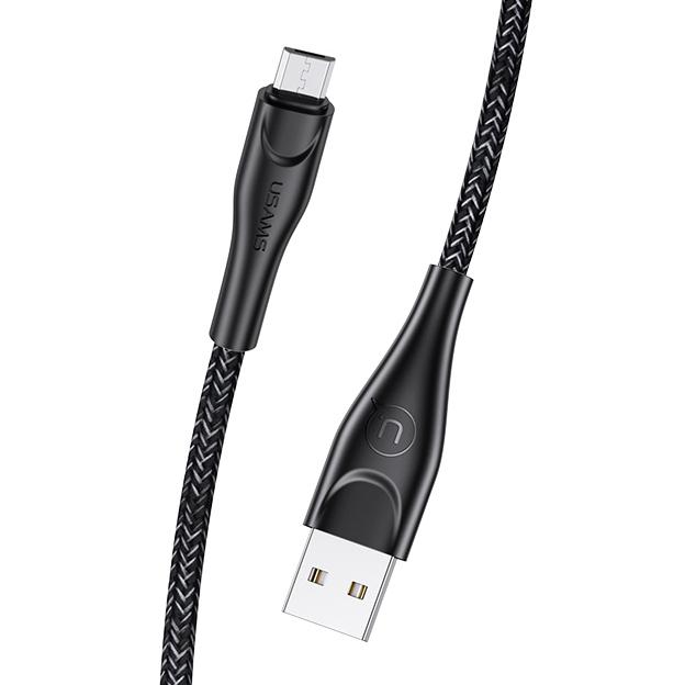 USAMS καλώδιο micro USB σε USB US-SJ393, 2A, 1m, μαύρο | eLabstore.gr USAMS καλώδιο micro USB σε USB US-SJ393, 2A, 1m, μαύρο | Καλώδια - Αντάπτορες | elabstore.gr