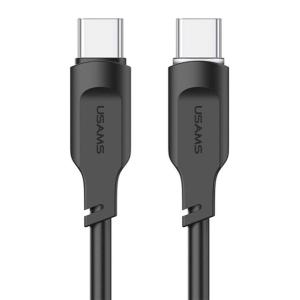 USAMS καλώδιο USB-C σε USB-C US-SJ567, 100W PD, 1.2m, μαύρο | Καλώδια - Αντάπτορες | elabstore.gr