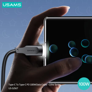USAMS καλώδιο USB-C σε USB-C US-SJ567, 100W PD, 1.2m, πράσινο | eLabstore.gr USAMS καλώδιο USB-C σε USB-C US-SJ567, 100W PD, 1.2m, πράσινο | Καλώδια - Αντάπτορες | elabstore.gr