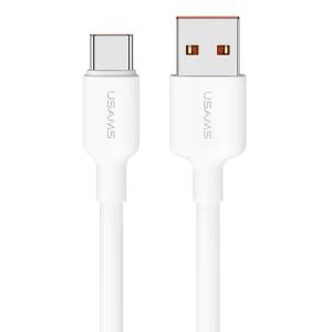 USAMS καλώδιο USB-C σε USB US-SJ601, 3A, 1m, λευκό | Καλώδια - Αντάπτορες | elabstore.gr